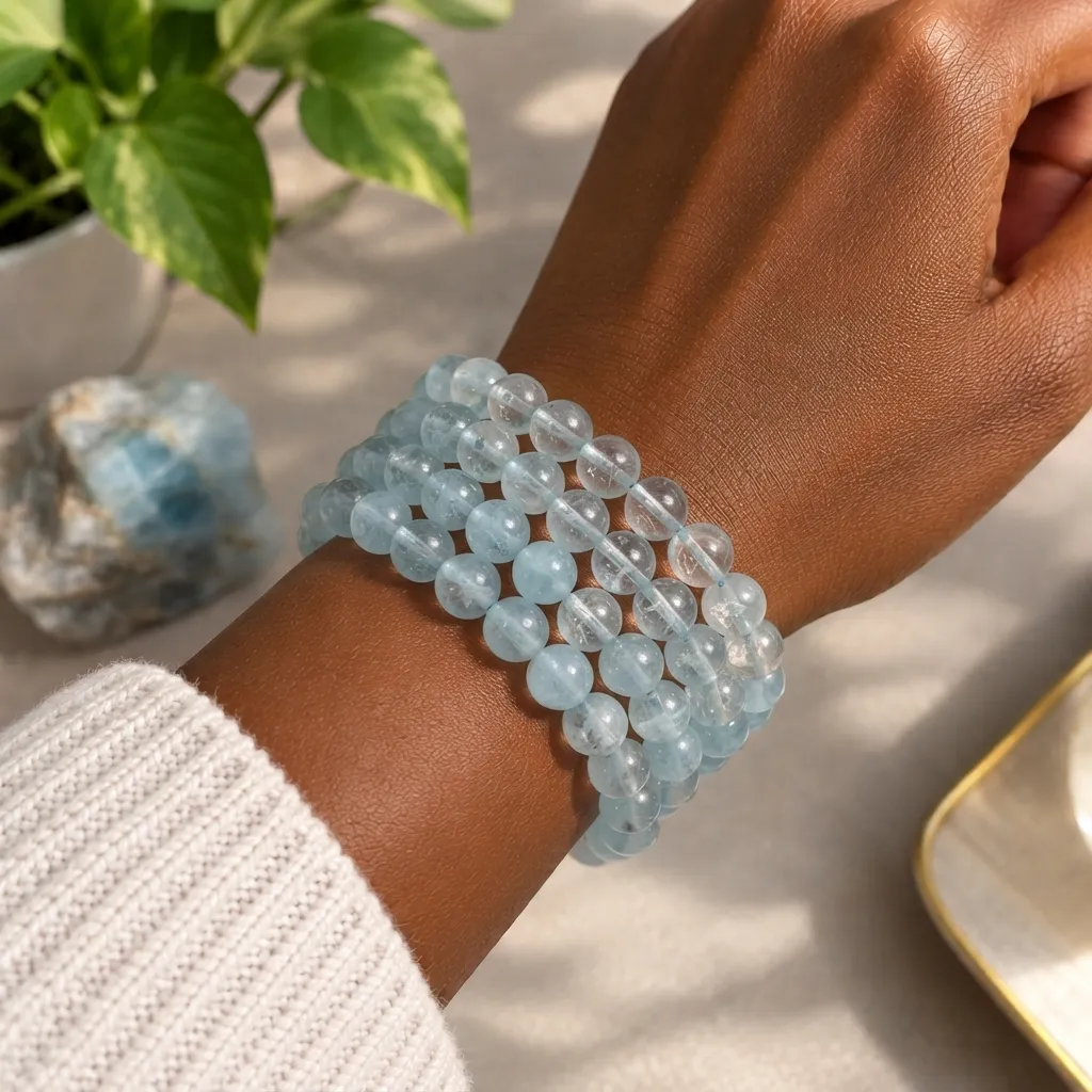 Mother Nature's Aquamarine Stones